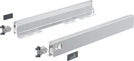 HETTICH Schubkastenzarge,9149266,500mm,weiß Billig