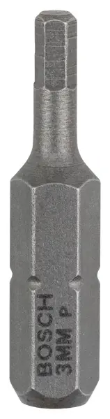 BOSCH Schrauberbit Extra-Hart HEX 3, 25 mm, 3er-Pack Schneller Versand