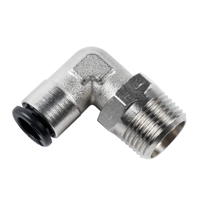 Aircraft Push-in-Stecker 3/8" AG x 8 mm, Winkel, 16 bar Finale Aktion