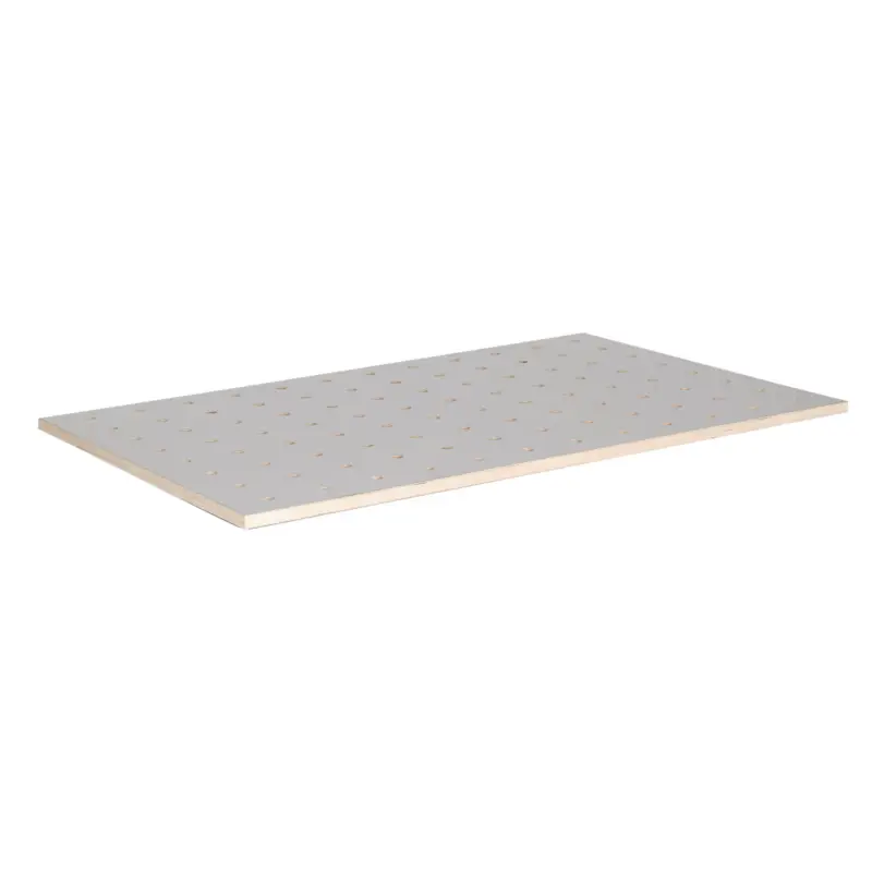 Holzkraft Tischoberteil 120x80 cm, HPL Lochrasterplatte Ø20 mm Versand Am Gleichen Tag