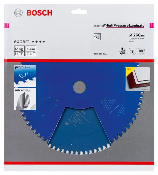 BOSCH Expert for High Pressure Laminate Kreissägeblatt 260x30-80 Kracherpreis