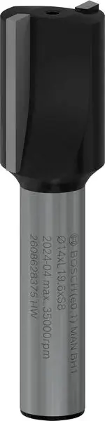 BOSCH PRO Nutfräser, zweischneidig, Ø 14 x L 19,6, Schaft 8 mm Knallerangebot