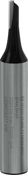 BOSCH PRO Nutfräser, einschneidig, Ø 4 x L 8, Schaft 8 mm Schnäppchen