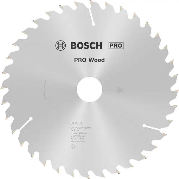 Aktuell BOSCH PRO Wood Kreissägeblatt, 210 x 2,8 x 30 mm, Z36