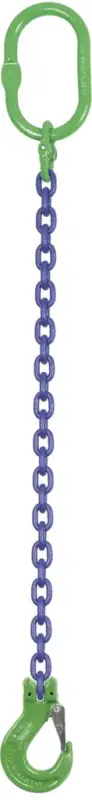Anschlagkette 1GK10-GKH, Ø 10 mm x 1,0 m Nutzlänge, Tragfähigkeit 4 t (Neigungswinkel 90°), 1-strängig, GK 10 Sale