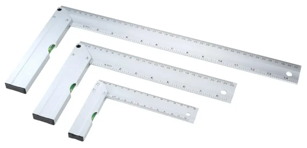 Anschlagwinkel-Set mit Libelle 3-teilig Sale