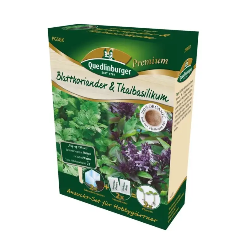 Anzucht-Set Blattkoriander & Thaibasilikum Ausverkauf