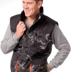 Arbeits Weste, Farbe camouflage, Gr. XXXL Bestpreis