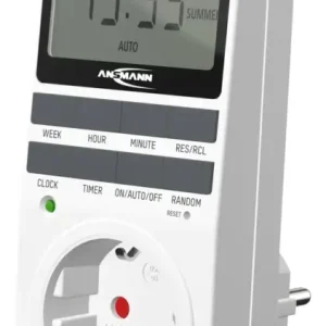 Digitale Wochen - Zeitschaltuhr mit 10 EIN- / AUS-Schaltmöglichkeiten pro Tag Sale
