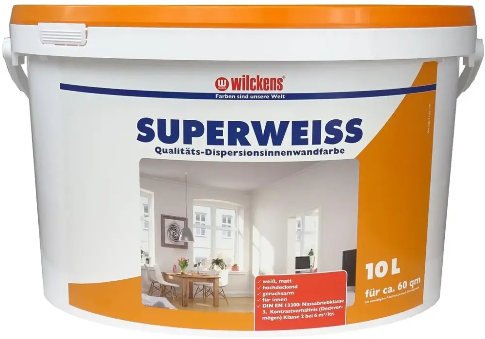 Sonderangebot Dispersionsfarbe Superweiss, 10 Liter