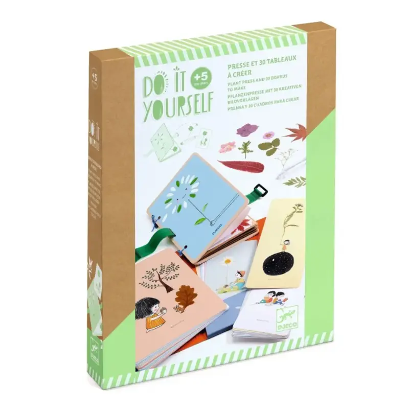 Neuheit Djeco Bastelset, Kreativitätsset - DIY: Blumenpresse & Karten