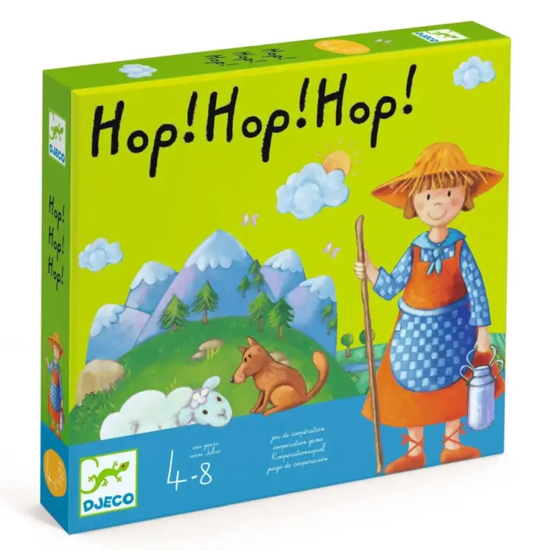 Neue Ware Djeco Brettspiele, Kooperationsspiel - Hop! Hop! Hop!