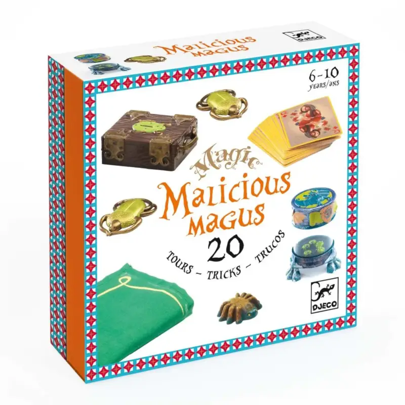 Djeco Brettspiele, Zauberkasten, Zauberset - Zaubertricks: Malicious - 20 tricks Super-Preis