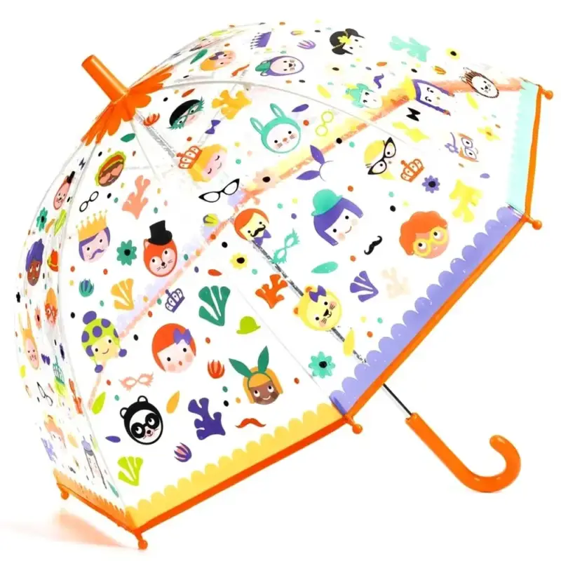Djeco Kinder Regenschirm Gesichter Mega-Angebot