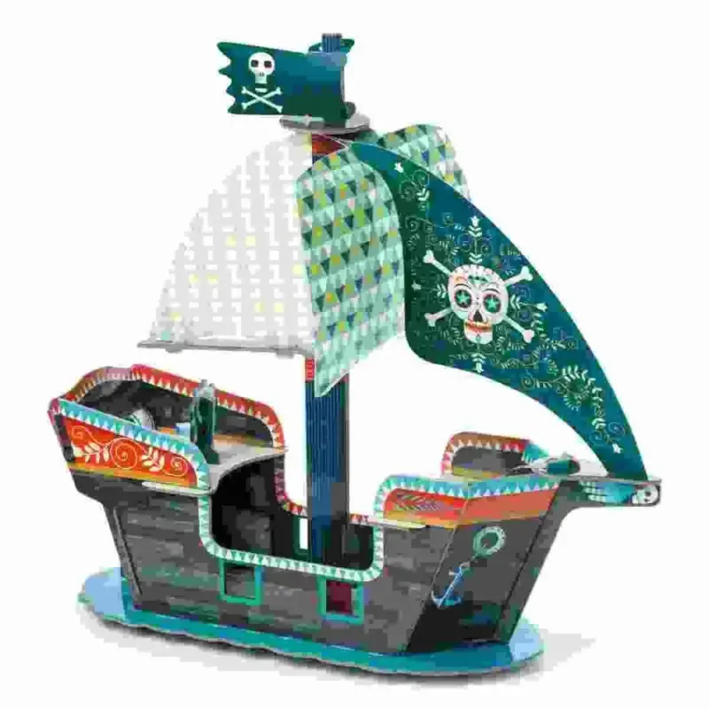 Djeco Kinder Spielzeug Piratenschiff Kracherpreis