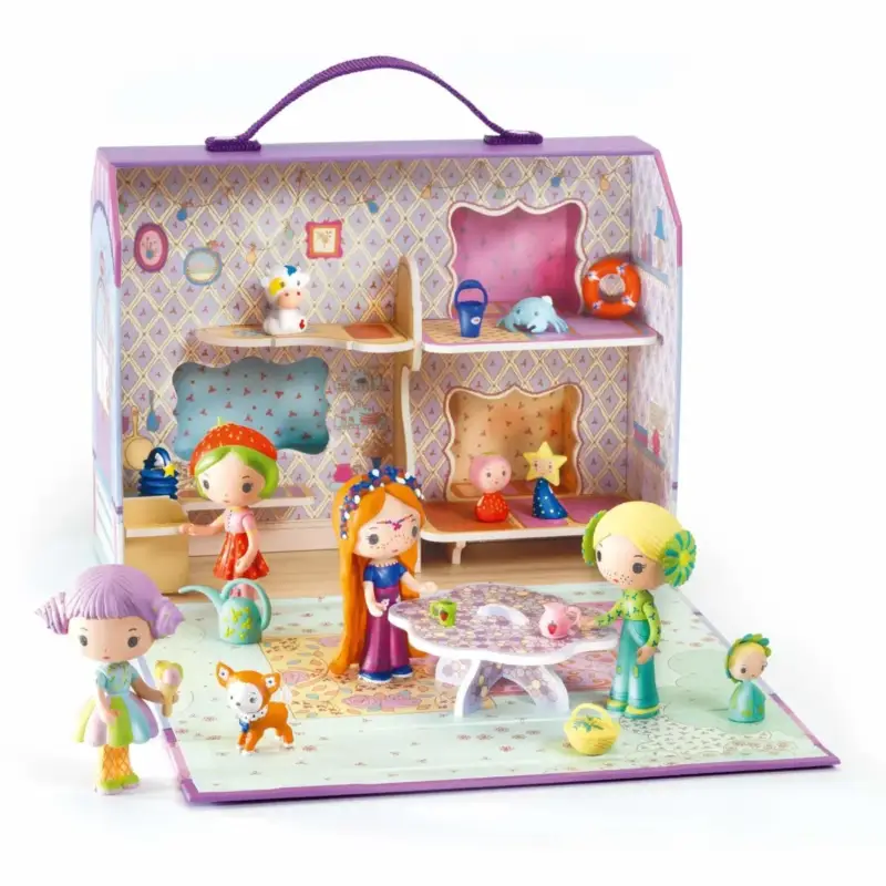Djeco Kinderspielzeug, Puppenhaus, Dollhouse - Tinyly: Bluchka & Indie Haus Top-Preis