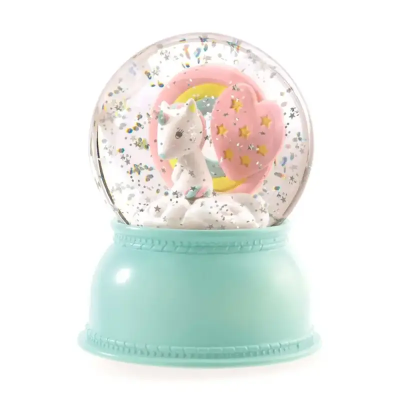 Nur Heute Djeco Nachtlicht Schneekugel Einhorn