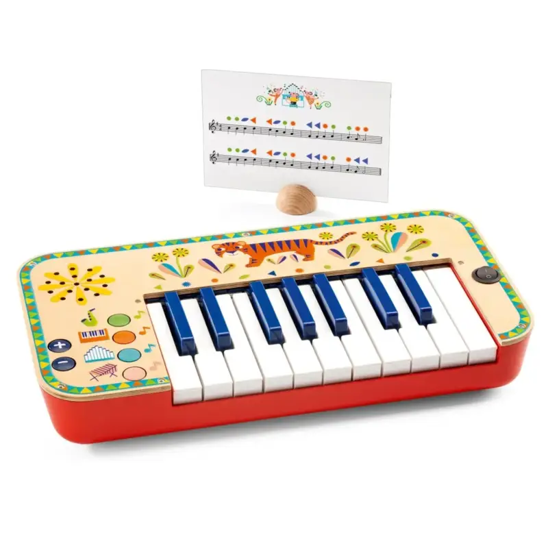 Preiswert Djeco Spielzeuginstrument, Musikspielzeug, Kindersynthesizer - Animambo: Synthesizer