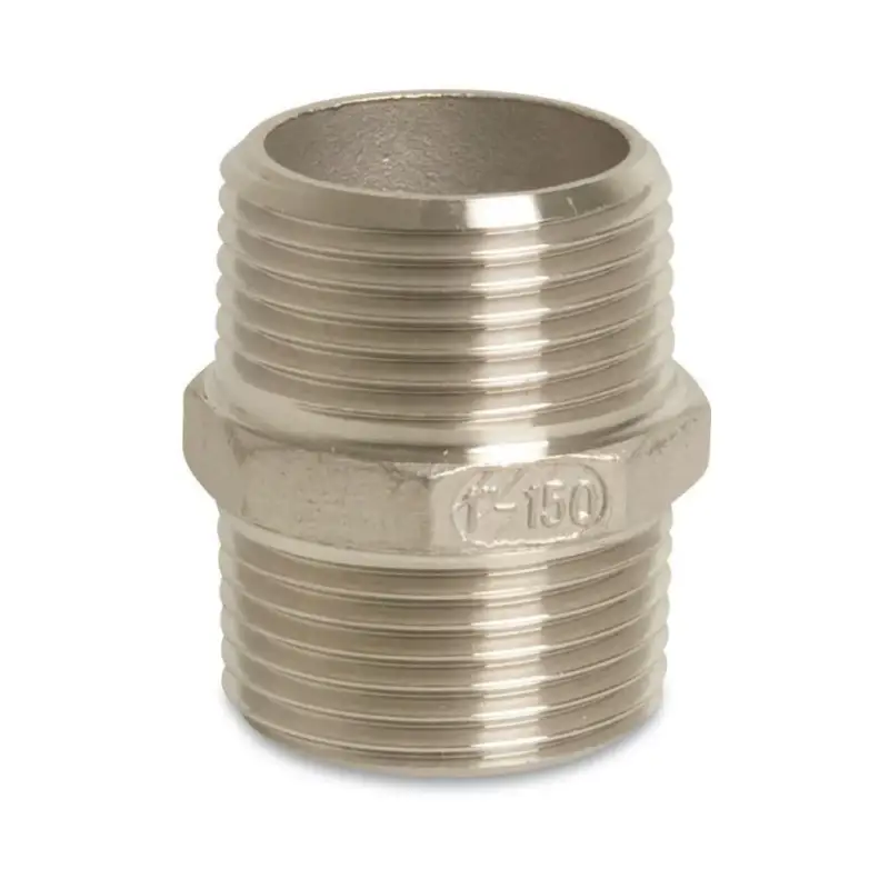 Doppelnippel Edelstahl, Gewindefitting, 2 Zoll, V4A Top-Seller
