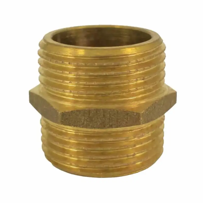 Doppelnippel Messing 1 1/4 Zoll, Gewindefitting, AG Gewinde, Messingfitting Direktkauf
