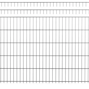 Doppelstabmattenset anthrazit 15 Stücka 103cm x 200cm Super-Preis