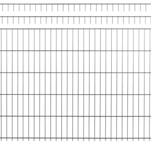 Billig Doppelstabmattenset anthrazit 3 Stücka 83cm x 200cm