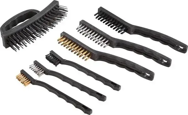 Markenprodukt Drahtbürsten Sortiment, 7-teilig