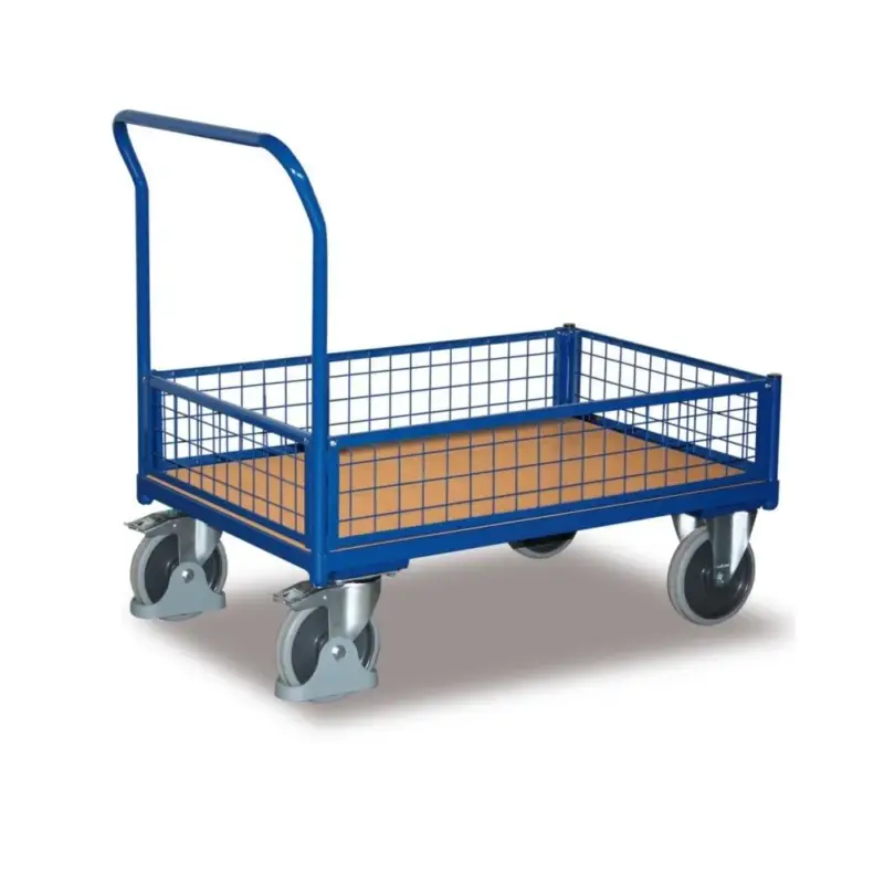 Begrenztes Angebot Drahtgitter Kasten-/ Bügelwagen Typ L + EasySTOP