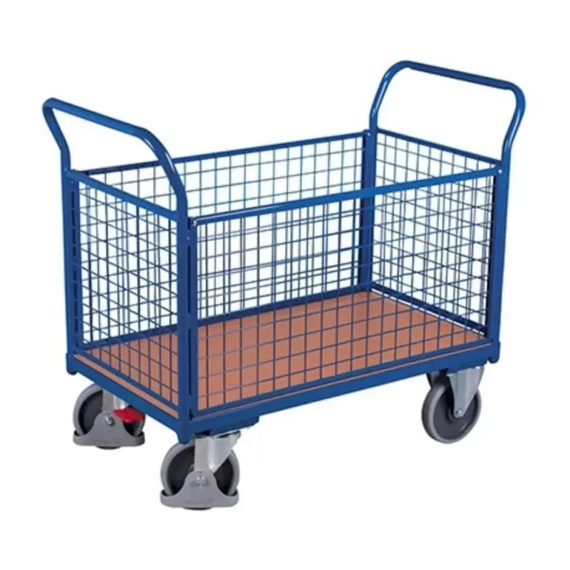Drahtgitter Vierwandwagen 500 kg Typ XL + EasySTOP Letzte Chance