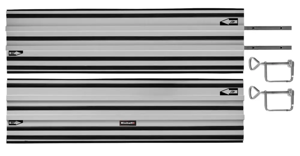 Führungsschiene Alu 2 x 1000mm für Handkreissäge Neue Kollektion