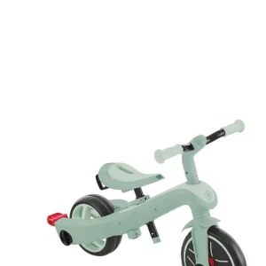 Direktkauf GLOBBER EXPLORER TRIKE 4in1 ECO – Kinderwagen, Dreirad und Laufrad, 10/8,5 Zoll, TPR-Sitz, höhenverstellbar, pistazie