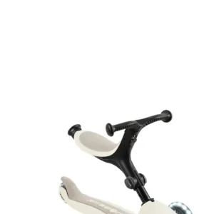 Begrenztes Angebot GLOBBER GO-UP ACTIVE LIGHTS ECO – 3 in 1 Dreirad, Laufrad und Scooter, 120/80 mm, 3-rädrig, höhenverstellbar, kokos weiß
