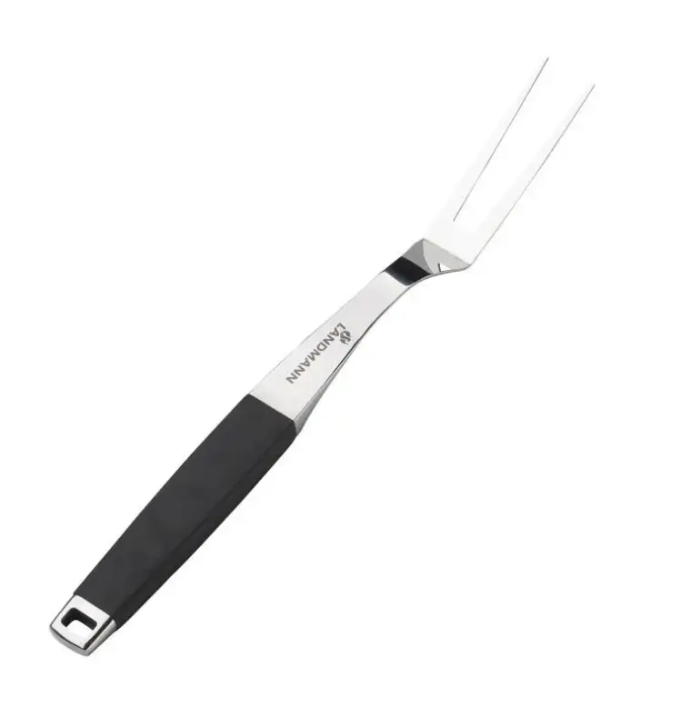 Gabel "Pure", 42 cm, Schwarz/ Silber Markenprodukt