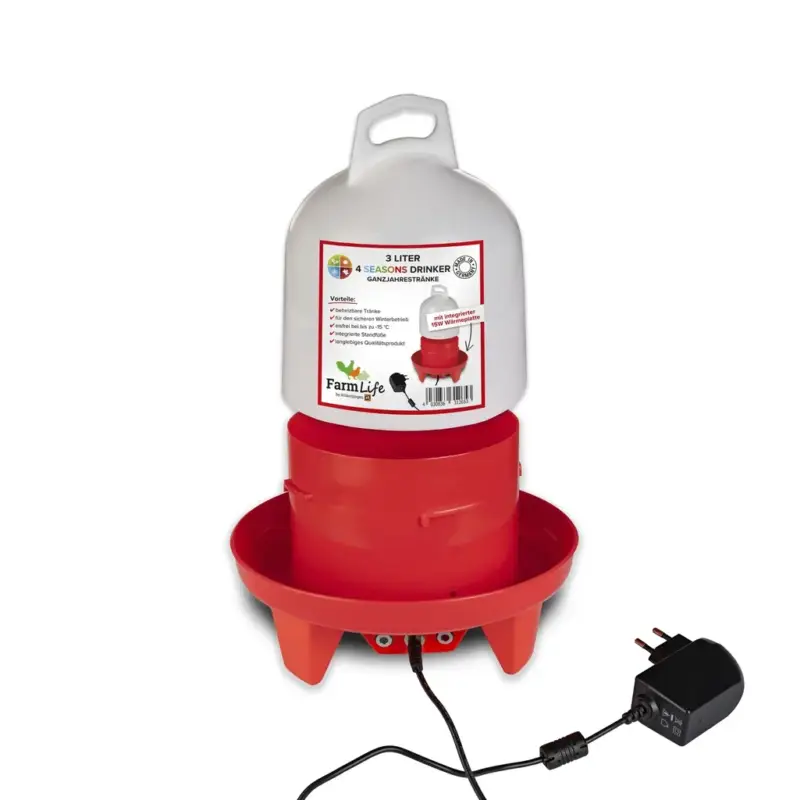 Markenware Ganzjahres-Tränke 4 Seasons Drinker 3 l