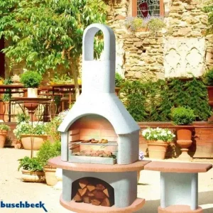 Garten Grillkamin CARMEN mit Tisch GEORGIA Highlight