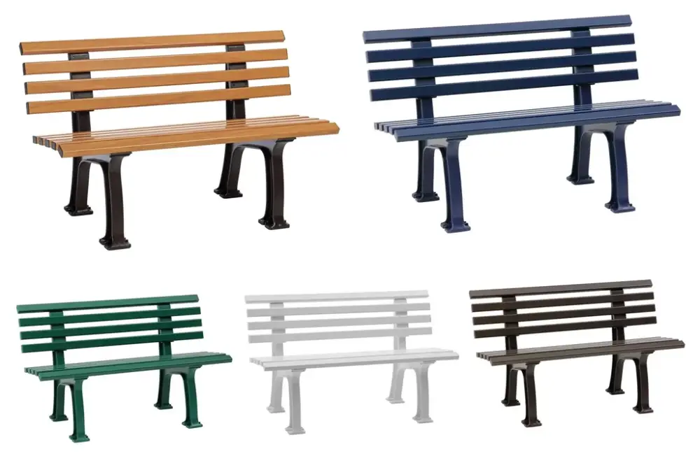 Super-Preis Gartenbank Ibiza blau