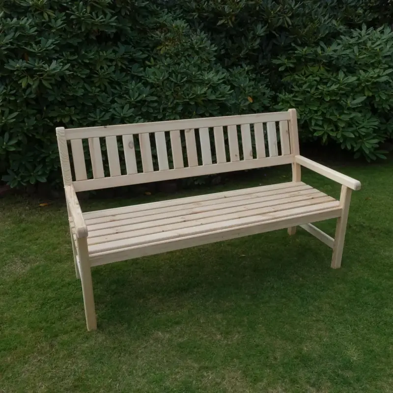 Geprüft Gartenbank Johanna 3-Sitzer, natur