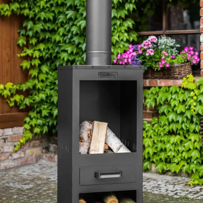 Gartenkamin Abdeckung, Schutzhülle, Haube, wasserdicht, 40x40x110cm Markenprodukt
