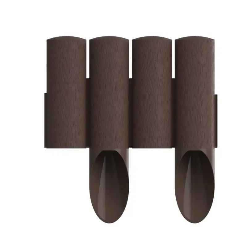 Begrenztes Angebot Gartenpalisade STANDARD Braun Höhe 25,5cm, Länge 2,3m