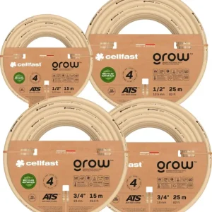 Gartenschlauch GROW 1/2" 15 m, 4-lagig Preisknaller