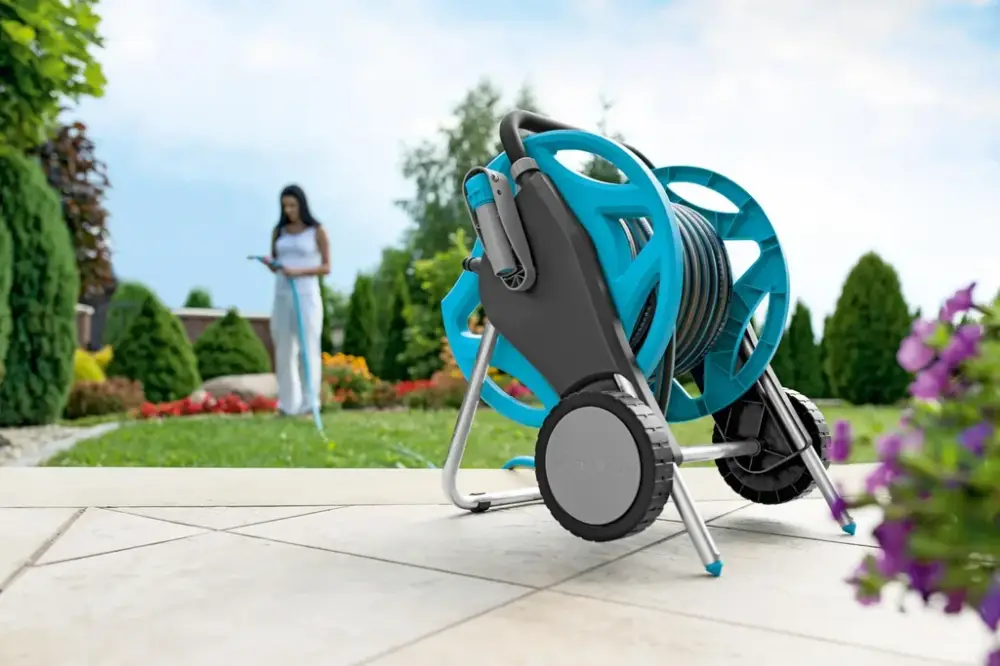 Ausverkauf Gartenschlauchwagen DISCOVER inkl. 30 m + 1,5 m 4 lagiger Schlauch