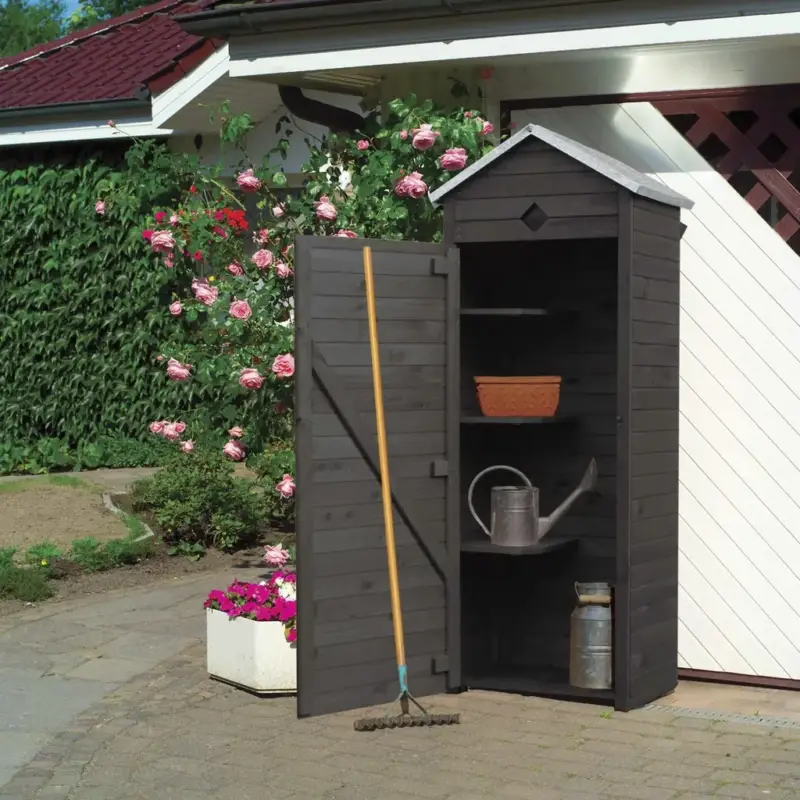 Markenprodukt Gartenschrank "Babylon" anthrazit