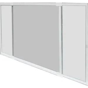 Insektenschutz Schiebe-Fenster 50x75-142 cm weiß Top-Preis