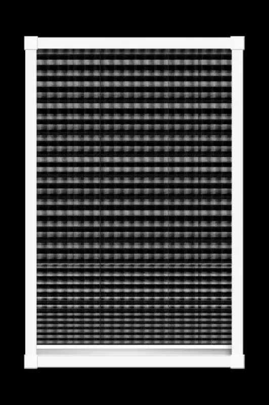Meistverkauft Insektenschutz-Plissee für Fenster, Farbe weiß, 140 x 150 cm