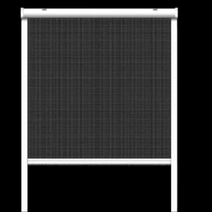 Insektenschutzrollo für Fenster, Farbe weiß, 100 x 160 cm Versand Am Gleichen Tag