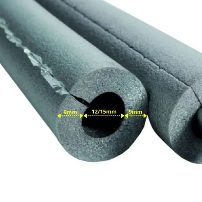Direkt Vom Hersteller Isolierschlauch 12/15 mm, Rohrisolierung selbstklebend, 9 mm Dämmung, 2 x 1m