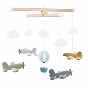 Jabadabado Baby Mobile, Mobile Holz - Flugzeuge Mega-Angebot