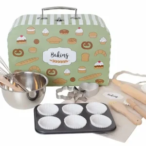 Jabadabado Kinderküchen Zubehör, Spielküche Zubehör - Kinderkoffer Backset Preisreduziert