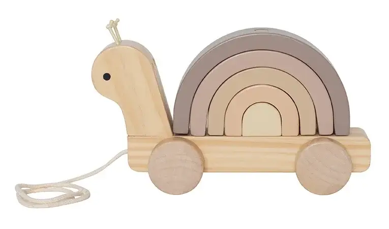 Jabadabado Kinderspielzeug, Nachziehtier, Stapelspielzeug Schnecke Jetzt Kaufen