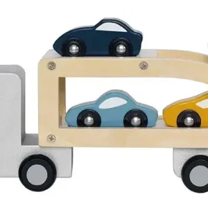 Jabadabado Kinderspielzeug, Spielzeugautos - Autotransporter mit Sportwagen Must-Have